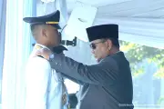 Prabowo Lantik Pamong Praja Muda IPDN Angkatan XXXIII di Jatinangor