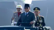 Prabowo Pimpin Upacara HUT ke-80 Bhayangkara di Cikeas, Dihadiri Jokowi hingga JK