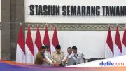 Prabowo Resmikan Pemugaran Stasiun Semarang Tawang, Cagar Budaya Bersejarah