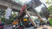 Pramono Pastikan JPO Tendean yang Roboh Akan Dibangun Kembali