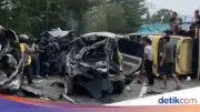 Tabrakan Beruntun 8 Kendaraan di Sibolangit, 2 Orang Tewas