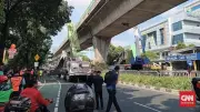 Transjakarta Koridor 'Jalur Langit' Dialihkan Imbas Pembongkaran JPO Tendean