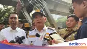 Truk Crane Tabrak JPO Tendean, Akan Diamankan ke Kantor Polisi
