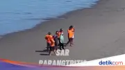 Wanita Menceburkan Diri ke Laut Parangtritis, Dievakuasi lalu Kabur