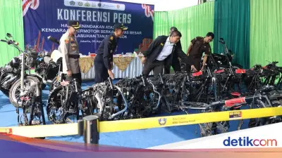 Bea Cukai Gagalkan Penyelundupan Harley Bekas dari China