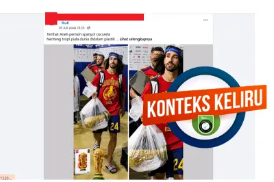 Cucurella Bawa Trofi Piala Dunia 2026 dalam Kantong Plastik, Benarkah?
