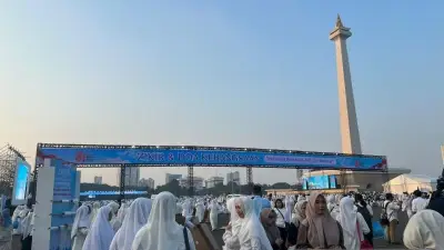 Handphone Jurnalis Aryodamar Diduga Dicopet saat Liput Zikir di Monas