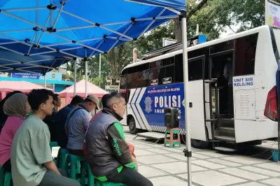 SIM Keliling Bandung Kembali Hadir, Perpanjang SIM Tanpa Antre