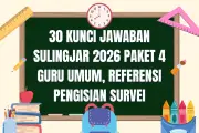 30 Contoh Soal dan Kunci Jawaban Sulingjar 2026 Paket 4 Guru Umum