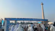 Handphone Jurnalis Aryodamar Diduga Dicopet saat Liput Zikir di Monas