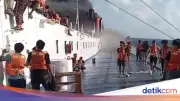 KM Mutiara Sentosa II Terbakar di Perairan Sumenep