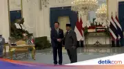 Prabowo Terima PM Thailand di Istana, Bahas Kerja Sama Strategis